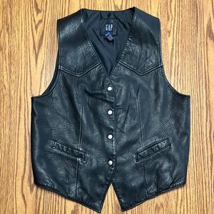 Vintage 90's Gap Leather Vest